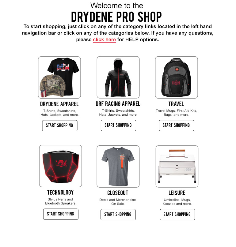 Welcome to the Drydene Pro Shop